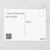 Carte postale - Art populaire scandinave de Noël (Dos)