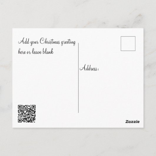 Carte postale - Art populaire scandinave de Noël (Dos)