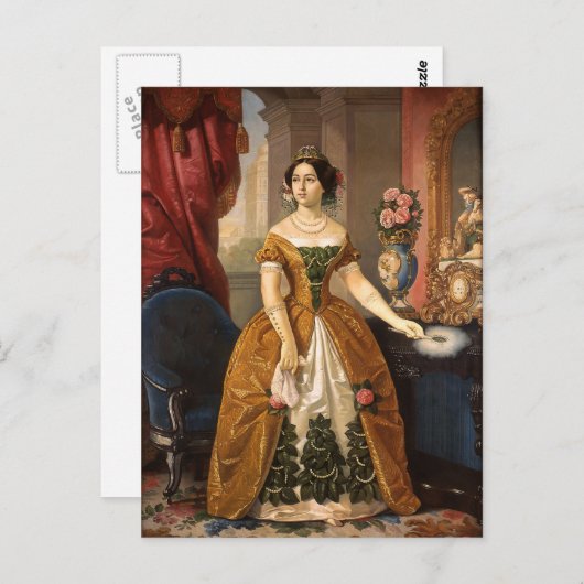 Carte postale Art Portrait (Devant / Derrière)