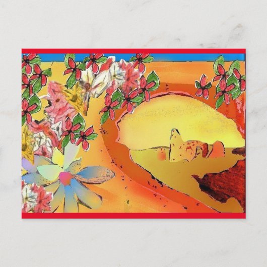 Carte Postale Art Postcard Desert Bridge (Devant)