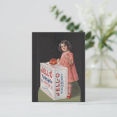 CARTE POSTALE ART POSTER DU 20E SIÈCLE JELLO GIRL (Debout devant)