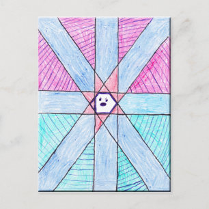 Carte postale Art pour enfants - Shane's Design