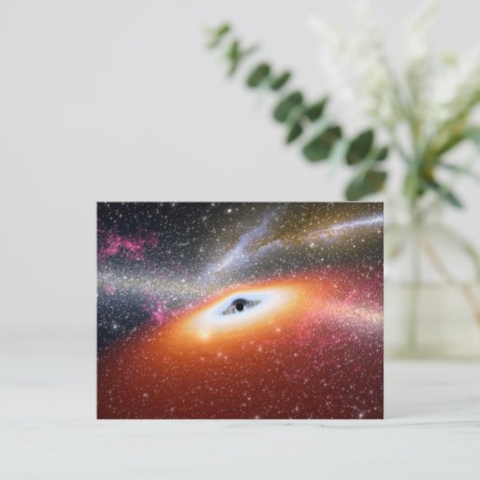 Carte Postale Art primitif Black Hole Space (Debout devant)