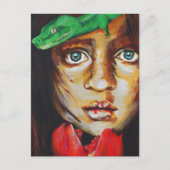 Carte postale Art Print - Eve et le serpent (Devant)