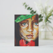 Carte postale Art Print - Eve et le serpent (Debout devant)