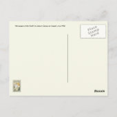 Carte Postale Art publicitaire vintage : journal néerlandais (Dos)