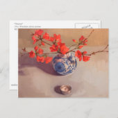 Carte postale Art "Quince" par Sarah Sedwick (Devant / Derrière)