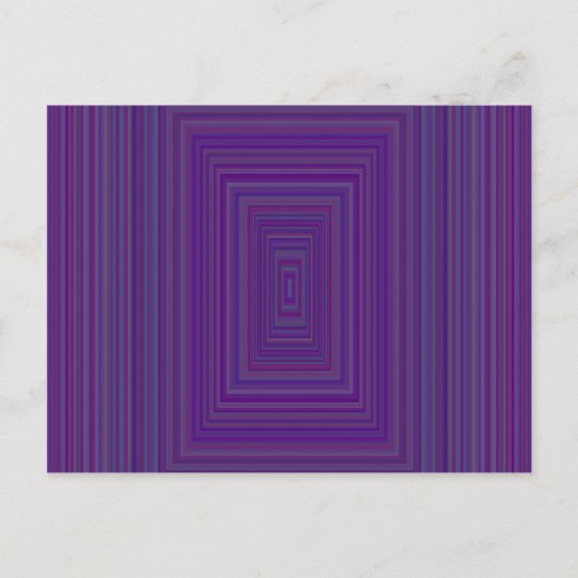 Carte Postale Art Rectangles géométriques violettes foncées (Devant)