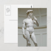 Carte Postale Art Renaissance Michel-Ange (Devant / Derrière)