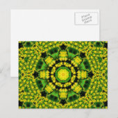 Carte Postale Art rétro Kaleidoscope (Devant / Derrière)