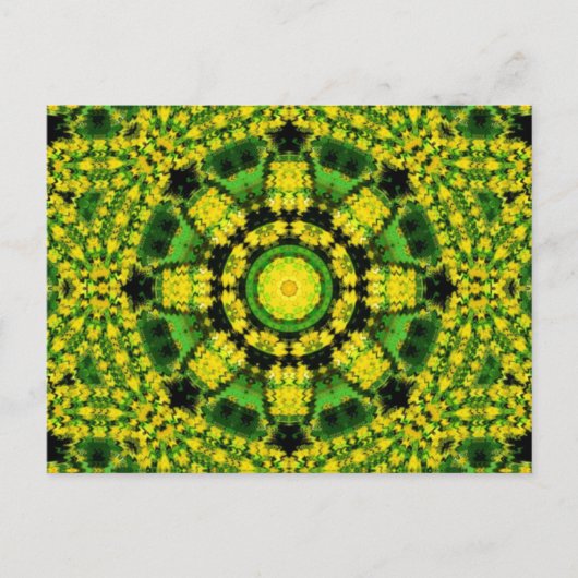 Carte Postale Art rétro Kaleidoscope (Devant)