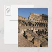Carte Postale Art Romain. Le Colisée ou Flavio (Devant / Derrière)