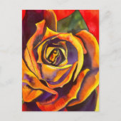 Carte Postale Art Rose d'or (Devant)