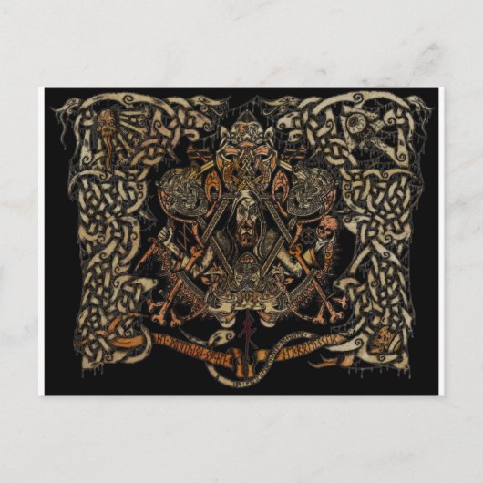 CARTE POSTALE ART SCANDINAVIEN ANCIEN (Devant)