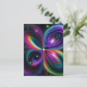 Carte Postale Art spatial Abstrait (Debout devant)