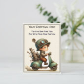 Carte Postale Art Steampunk de sentiment quotidien fantaisiste (Debout devant)