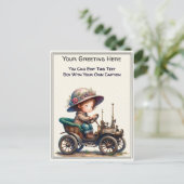 Carte Postale Art Steampunk de sentiment quotidien fantaisiste   (Debout devant)
