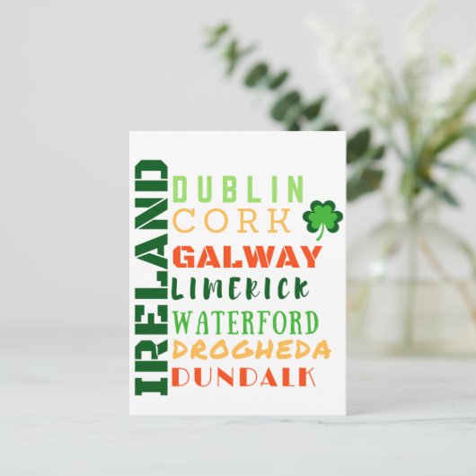 CARTE POSTALE ART SUBWAY IRLANDE (Debout devant)