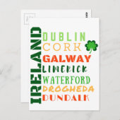 CARTE POSTALE ART SUBWAY IRLANDE (Devant / Derrière)