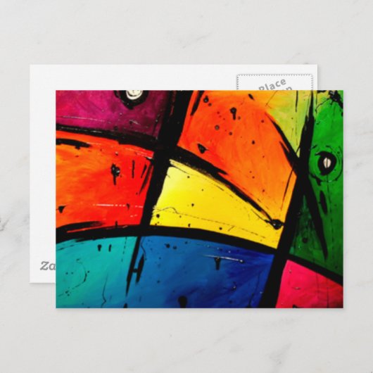 Carte Postale Art Super Abstrait principal (Devant / Derrière)