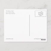 Carte postale Art "The Mirror Plate" par Sarah Sed (Dos)