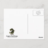Carte postale art TRex (Dos)