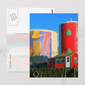 Carte Postale Art UFO (Devant / Derrière)