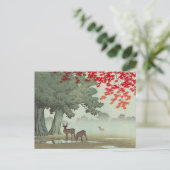 Carte Postale Art Ukiyoe Japonais (Hasui Kawase) (Debout devant)