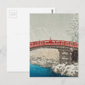 Carte Postale Art Ukiyoe Japonais (Hasui Kawase) (Devant / Derrière)