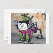 Carte Postale Art urbain (Devant / Derrière)