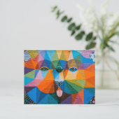 Carte Postale Art urbain Ours Art urbain Ours murmurale (Debout devant)