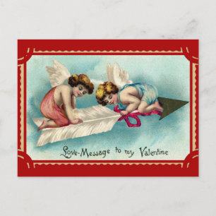 Carte Postale art valentin vintage
