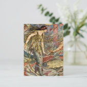 Carte Postale Art victorien de sirène par H J Ford (Debout devant)