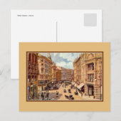 Carte Postale Art victorien vintage Vienne Graben (Devant / Derrière)