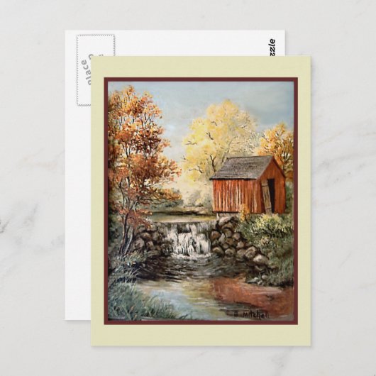 Carte Postale Art vintage - B. Mitchell (Devant / Derrière)