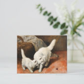 Carte Postale Art vintage de chat persan (Debout devant)