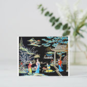 CARTE POSTALE ART VINTAGE JAPONAIS (Debout devant)