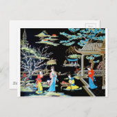 CARTE POSTALE ART VINTAGE JAPONAIS (Devant / Derrière)