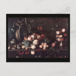 Carte postale Art vintage Nature morte Fleurs