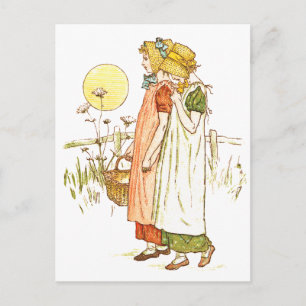 Carte Postale Art vintage Storybook