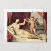 Carte Postale Art vintage - Vénus & Cupid - Reni (Devant / Derrière)