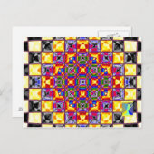 Carte postale Art visuel (Devant / Derrière)