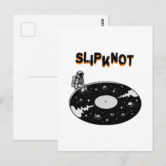 Carte Postale art visuel slipknot (Devant / Derrière)