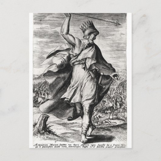 Carte Postale Artaxerxes II roi de Perse (Devant)