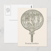 Carte Postale Artefacts étrusques 4 (Devant / Derrière)