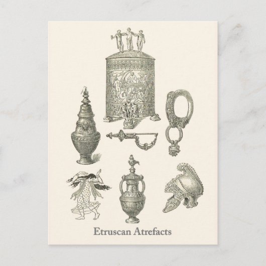 Carte Postale Artefacts étrusques 6 (Devant)