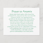 Carte postale Artemis (Devant)