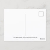 Carte Postale Artemis II Lunar Craters (Dos)