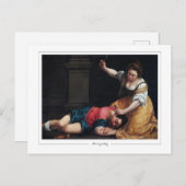 Carte Postale Artemisia Gentileschi #14 - Art fine (Devant / Derrière)