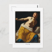 Carte Postale Artemisia Gentileschi #1 - Art (Devant / Derrière)